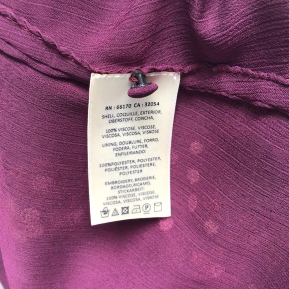 Anthropologie Daisy Chain Embroidered Blouse by Floreat Size L - Picture 4 of 6